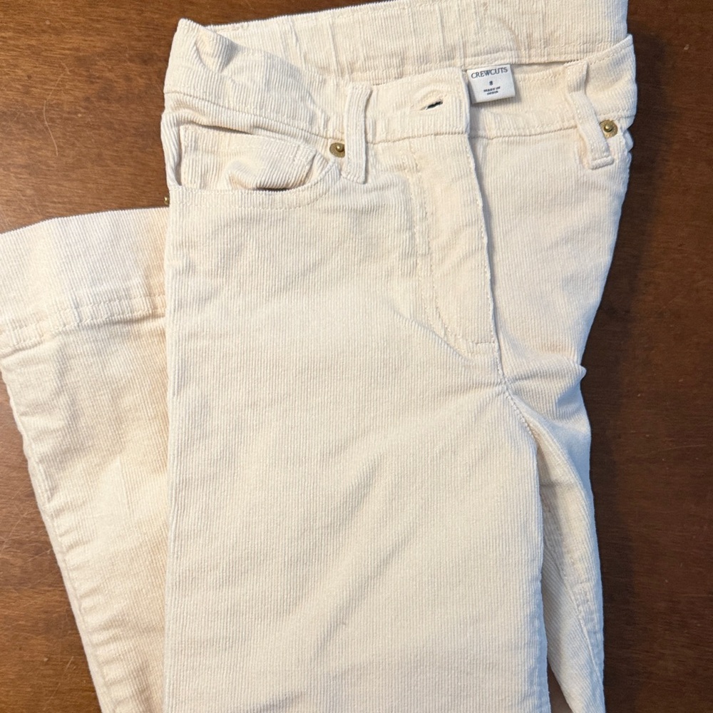 Crewcuts Cream Corduroy Kids Pants